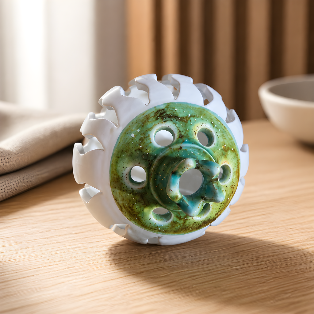 Handcrafted Ceramic Tealight Holder — Cyprus