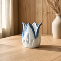 Handcrafted Ceramic Tulip Tealight Holder — Cyprus